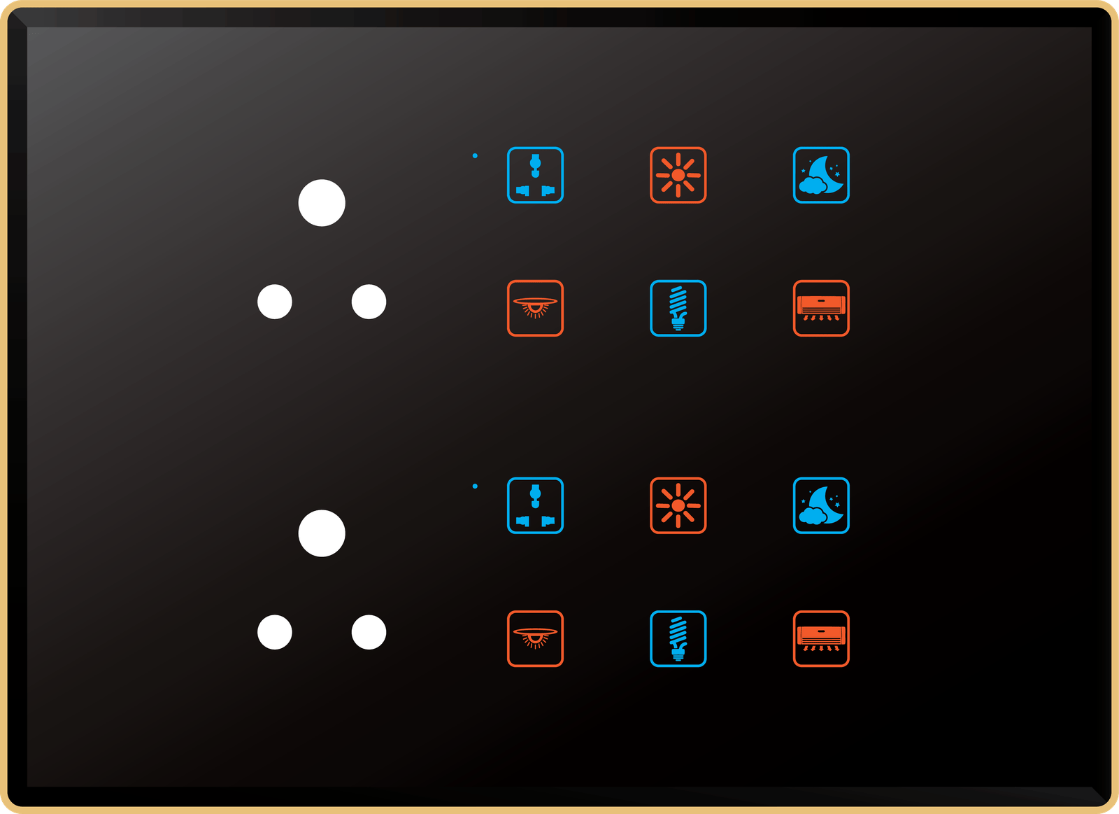 12 Switch 2 Socket (6A)