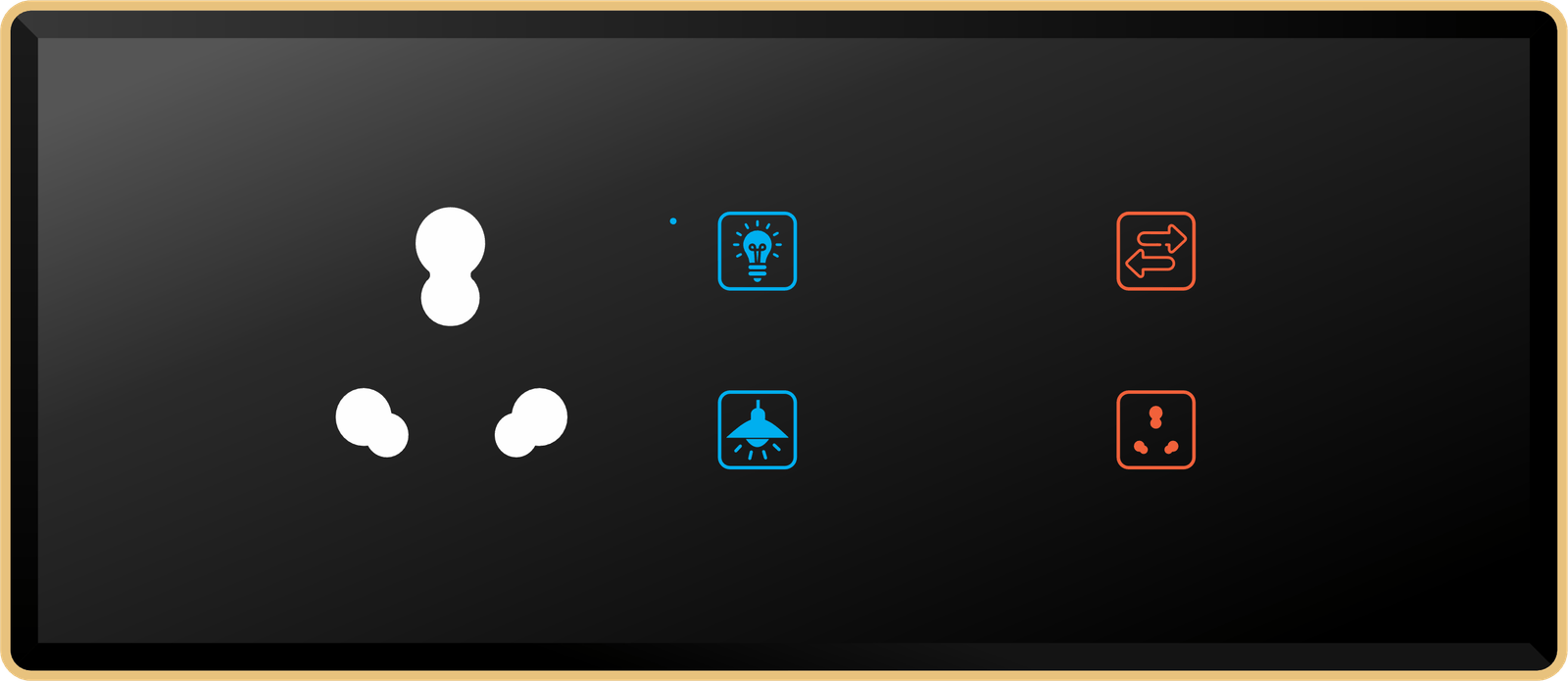 4 Switch 1 Socket (16A)