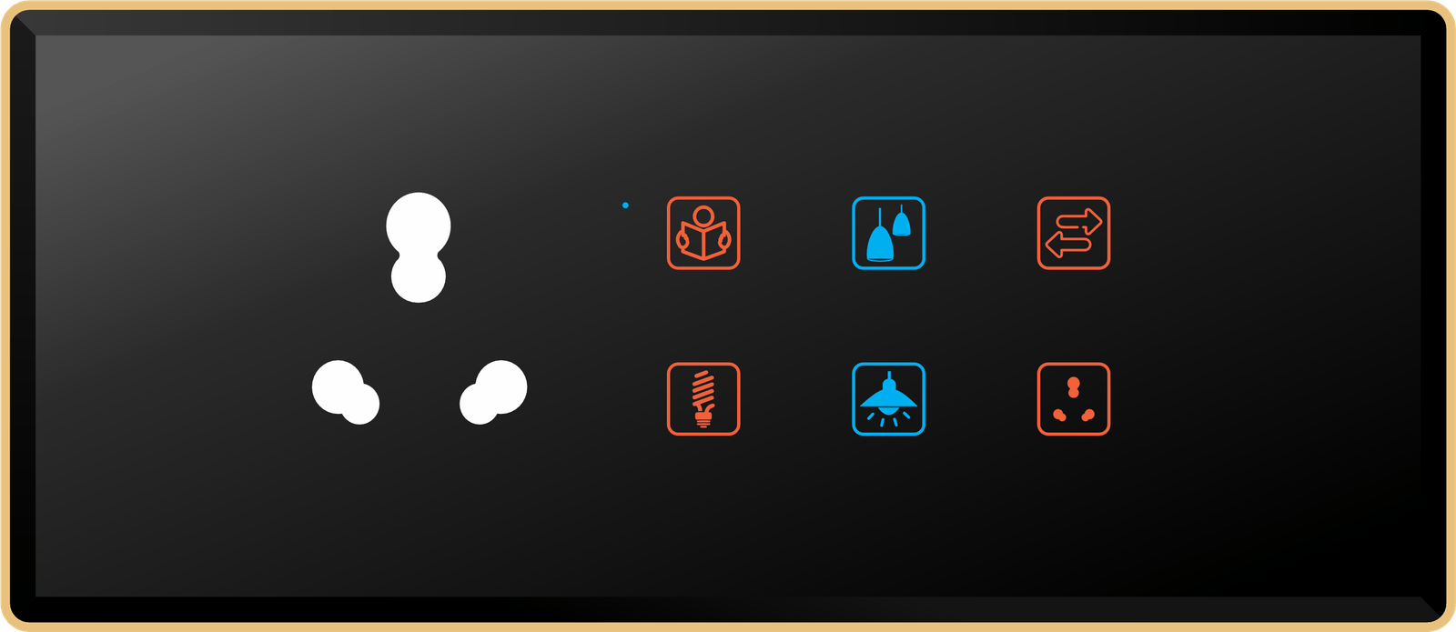 6 Switch 1 Socket (16A)