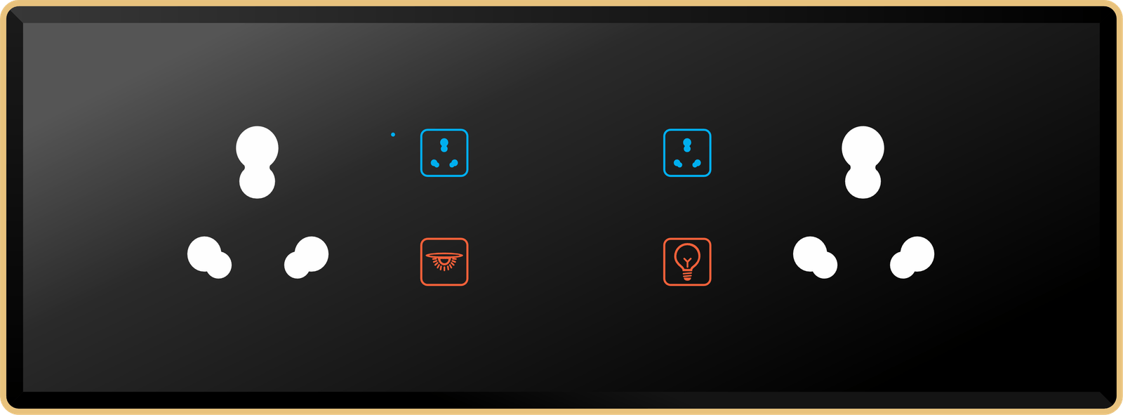 4 Switch (16A) 2 Socket (16A)
