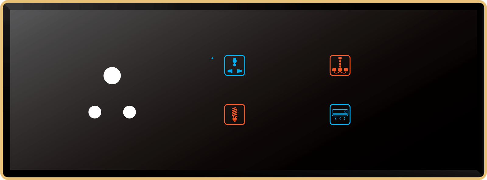 4 Switch 1 Socket (6A)