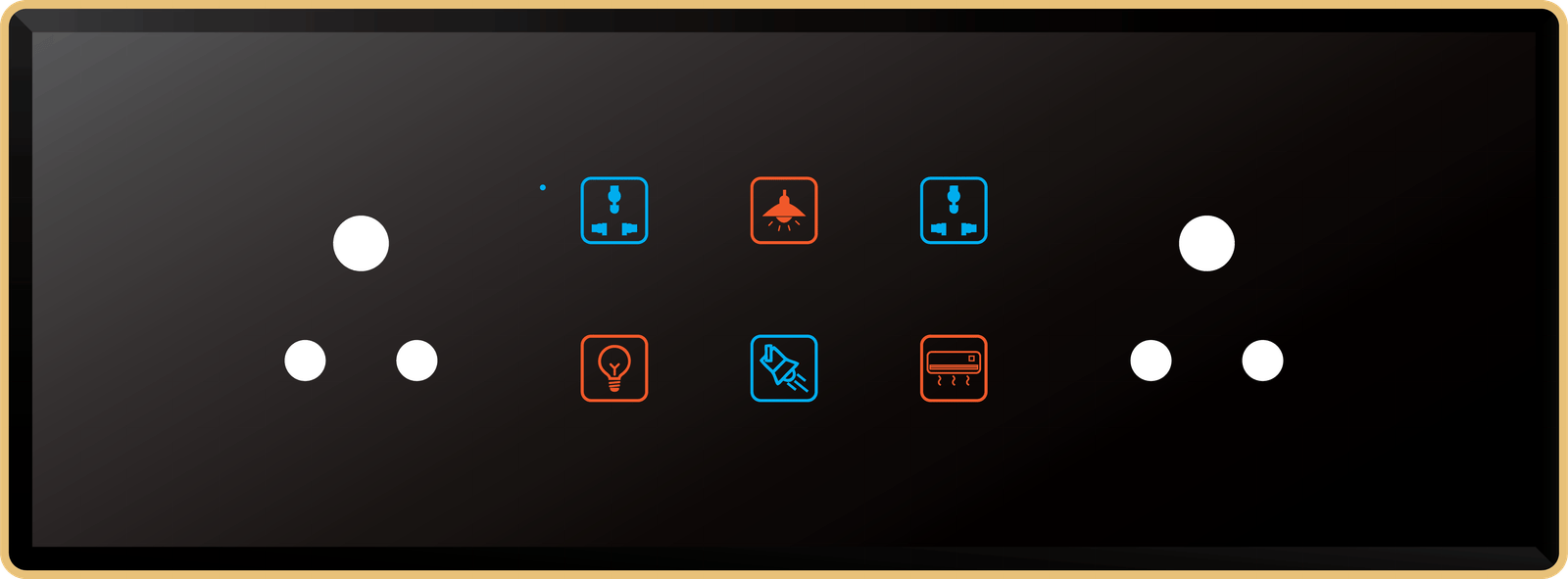 6 Switch 2 Socket (6A)