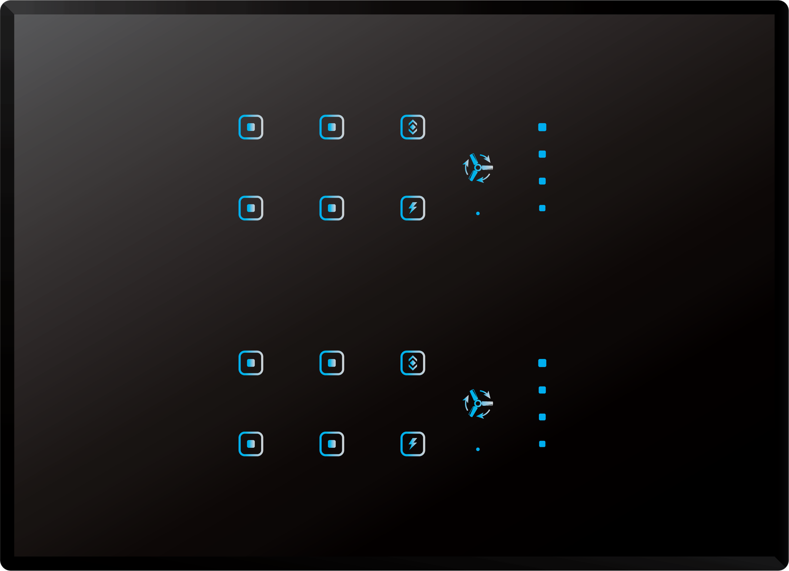 Automateo glass touch panel