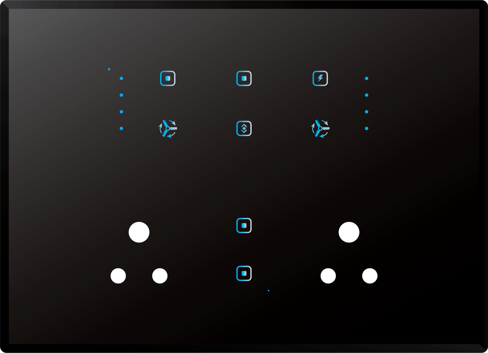 6 Switch 2 Fan 2 Socket (6A)