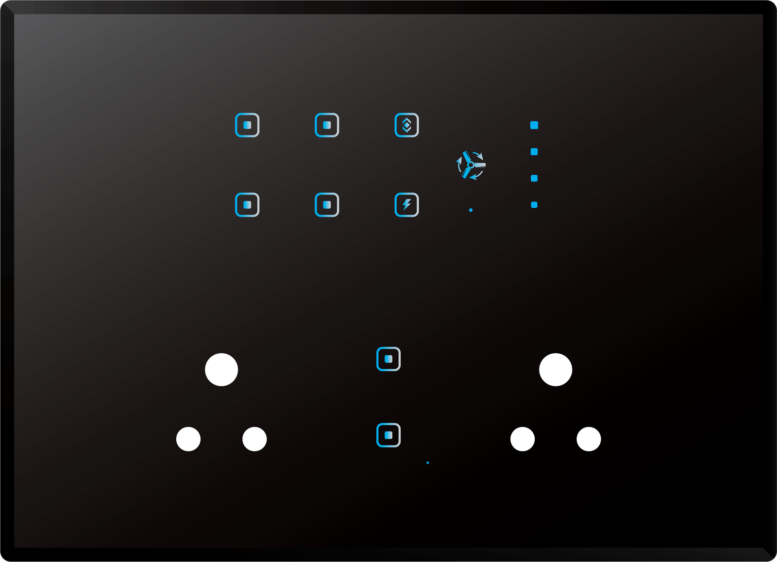 8 Switch 1 Fan 2 Socket (6A)