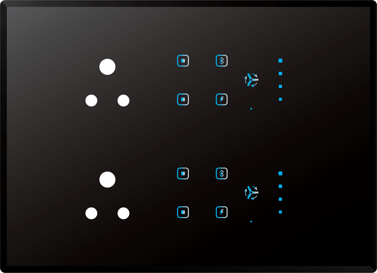 8 Switch 2 Fan 2 Socket (6A)