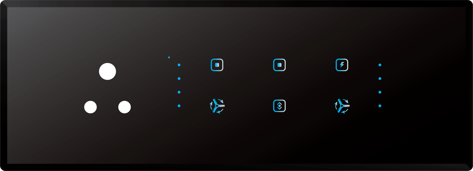 4 Switch 2 Fan 1 Socket (6A)