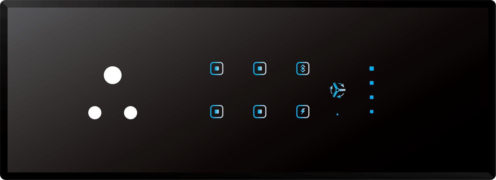 6 Switch 1 Fan 1 Socket (6A)
