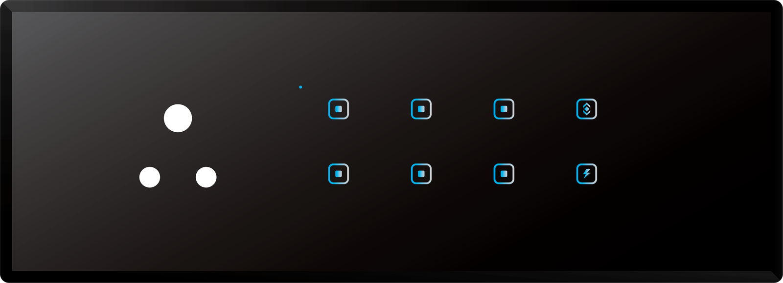 8 Switch 1 Socket (6A)